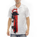Men's Polo Shirt Japanese Pine Tree Art