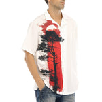 Hawaiian Shirt Japanese Pine Tree Art