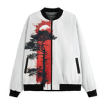 Bomber Jacket Japanese Pine Tree Art