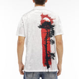 Men's Polo Shirt Japanese Pine Tree Art