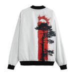 Bomber Jacket Japanese Pine Tree Art