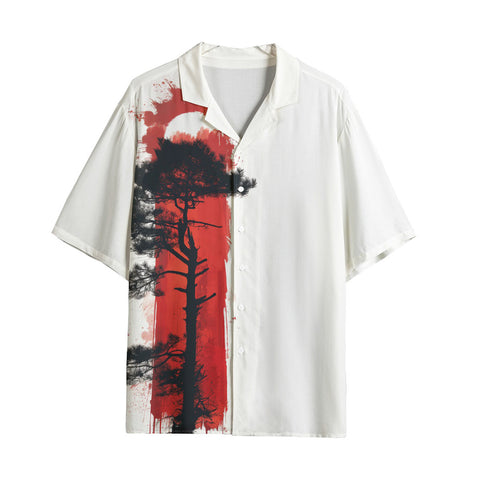 Hawaiian Shirt Japanese Pine Tree Art