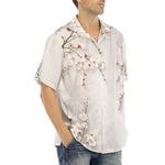Hawaiian Shirt White Plum Blossoms Art