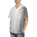 Hawaiian Shirt White Plum Blossoms Art