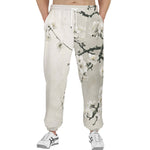 Men's Sweatpants White Plum Blossoms Art
