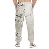 Men's Sweatpants White Plum Blossoms Art