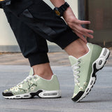 Air Cushion Sneakers White Plum Blossoms Art