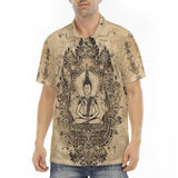 Men's Polo Shirt Traditional Thai Artwork