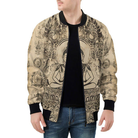 Bomber Jacket Traditional Thai Artwork
