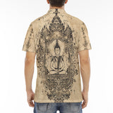 Men's Polo Shirt Traditional Thai Artwork