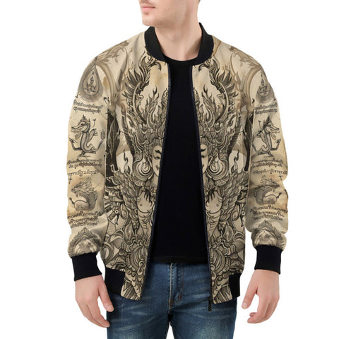 Bomber Jacket Traditional Thai Artwork