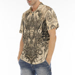 Men's Polo Shirt Traditional Thai Artwork
