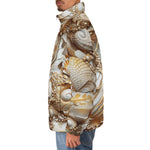 Down-Padded Puffer Jacket Shells and Pearls