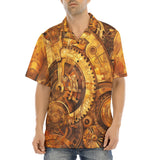 Hawaiian Shirt Steampunk Gears Artwork