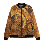 Bomber Jacket Steampunk Gears Artwork