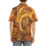 Hawaiian Shirt Steampunk Gears Artwork