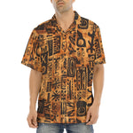 Hawaiian Shirt African Tribal Symbols