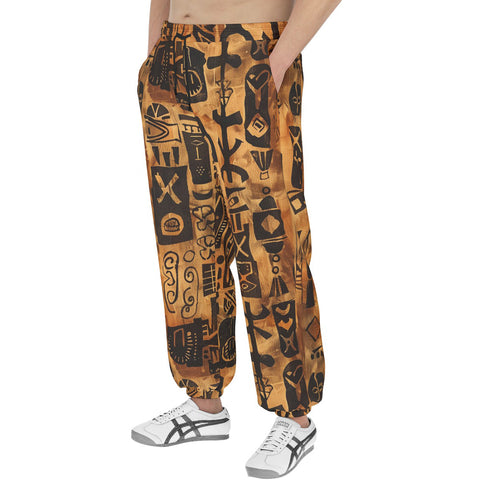 Men's Sweatpants African Tribal Symbols