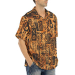 Hawaiian Shirt African Tribal Symbols