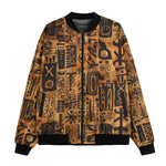 Bomber Jacket African Tribal Symbols