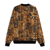 Bomber Jacket African Tribal Symbols