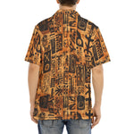 Hawaiian Shirt African Tribal Symbols