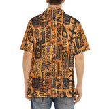 Hawaiian Shirt African Tribal Symbols
