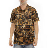 Men's Polo Shirt African Tribal Patterns