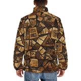 Down-Padded Puffer Jacket African Tribal Patterns
