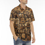 Men's Polo Shirt African Tribal Patterns