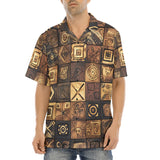 Hawaiian Shirt African Tribal Symbols Art
