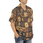 Hawaiian Shirt African Tribal Symbols Art