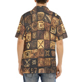 Hawaiian Shirt African Tribal Symbols Art