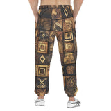Men's Sweatpants African Tribal Symbols Art