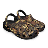 Classic Clogs African Tribal Symbols Art