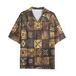 Hawaiian Shirt African Tribal Symbols Art