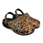Classic Clogs Terracotta Tiles Carvings Faces