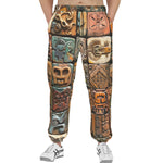 Men's Sweatpants Mosaic Traditional Mayan Symbols