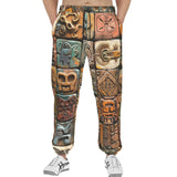 Men's Sweatpants Mosaic Traditional Mayan Symbols