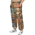 Men's Sweatpants Mosaic Traditional Mayan Symbols