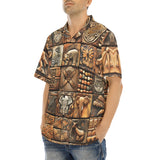 Hawaiian Shirt Various Tribal Motifs Tile