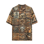 Hawaiian Shirt Various Tribal Motifs Tile