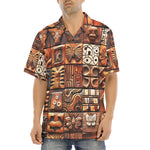 Hawaiian Shirt Tribal Tile Mosaic