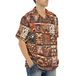 Hawaiian Shirt Tribal Tile Mosaic
