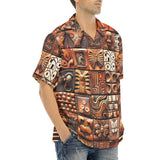 Hawaiian Shirt Tribal Tile Mosaic