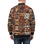 Bomber Jacket Tribal Tile Mosaic