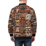Bomber Jacket Tribal Tile Mosaic