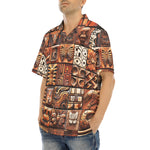 Hawaiian Shirt Tribal Tile Mosaic