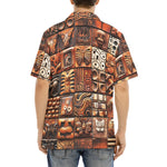 Hawaiian Shirt Tribal Tile Mosaic