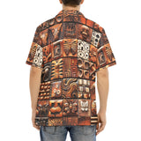 Hawaiian Shirt Tribal Tile Mosaic